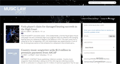 Desktop Screenshot of musiclawupdates.com